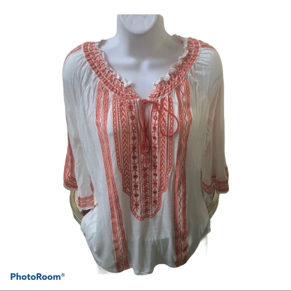 INC International Concepts Tops - INC international concept embroidered top. M